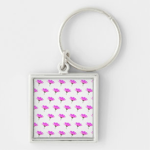 Roze Madeliefje Sleutelhanger