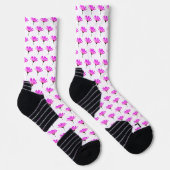 Roze Madeliefje Sokken (Rechts)