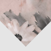 Roze Madeliefjes Bloemendecoupe  Tissuepapier (Detail)