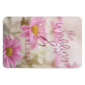 Roze madeliefjes Flexibele magneet Romantische blo (Horizontaal)