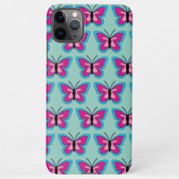 Roze magenta blauwe vlinder