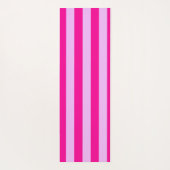 Roze & Magenta Streeppatroon Yogamat (Achterkant)