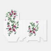 roze magenta waterverf rozen bedankdoosjes (Uitgevouwen)