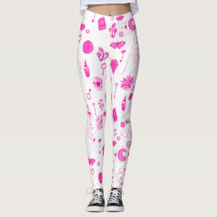 roze magische mystiek leggings