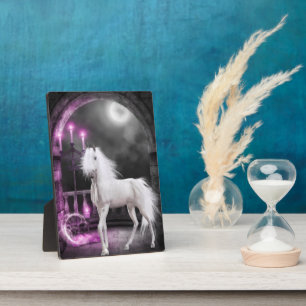 Roze Magische Unicorn Fotoplaat