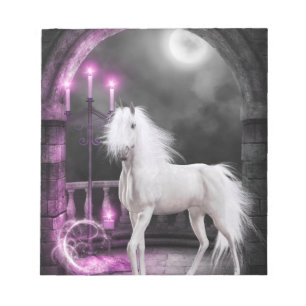 Roze Magische Unicorn Notitieblok