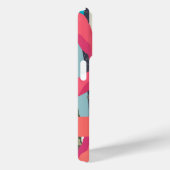 Roze Magnolia Abstracte Floral Colour Blocks Aange Case-Mate iPhone Case (Achterkant / Rechts)