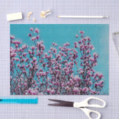 Roze Magnolia Blossom Blue Sky Decoupage Tissuepapier (Craft)