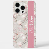 Roze Magnolia Elegance Case-Mate iPhone Case (Achterkant)