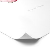 Roze Magnolia Flowers Print (Hoek)