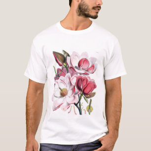 Roze Magnolia Flowers T-shirt