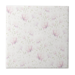 Roze Magnolia Tegeltje