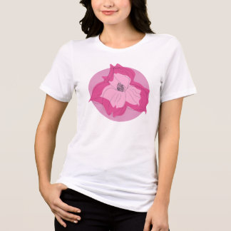Roze magnolia Tri-Blend shirt