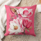 Roze Magnolias Pillow Kussen (Deken)