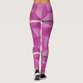 Roze majestueus leggings (Achterkant)