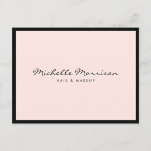  roze make-up en schoonheid briefkaart