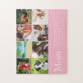 Roze mam Definitie Citaat Foto Collage Legpuzzel (Verticaal)