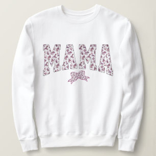 Roze Mama Kawaii Sweatshirt, Boho Floral Roze Mama Trui