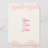 Roze Mandala Flower Bedankkaart (Achterkant)