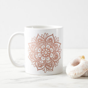Roze Mandala Flower Koffiemok