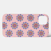 Roze Mandala Pattern Boho iPhone / iPad case (Achterkant (horizontaal))