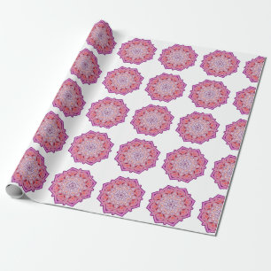 roze mandala WRAPPING PAPER Cadeaupapier