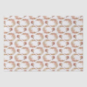 Roze manen en bloemen tissuepapier (Voorkant)