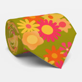 roze mannen stropdas (Opgerold)