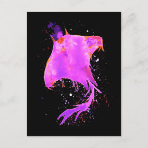 Roze Manta Ray Briefkaart
