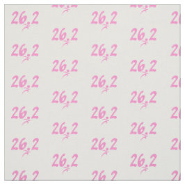 Roze marathonstof van 26.2 stof