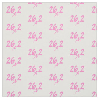 Roze marathonstof van 26.2 stof