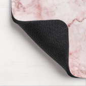 Roze Marble Mousepad Muismat (Hoek)