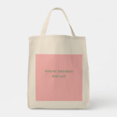 Roze Margarita & Lime bruiloftsweekendfeestje Tote Bag (Achterkant)