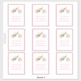 Roze Mariah Mountain Bike Bookplate Sticker