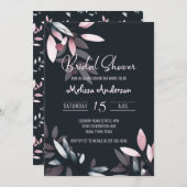 Roze marinescheepvaart Elegant Soft Waterverf Vrij Kaart (Voorkant / Achterkant)