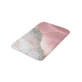 Roze marmer Agate Badmat (Gekanteld)