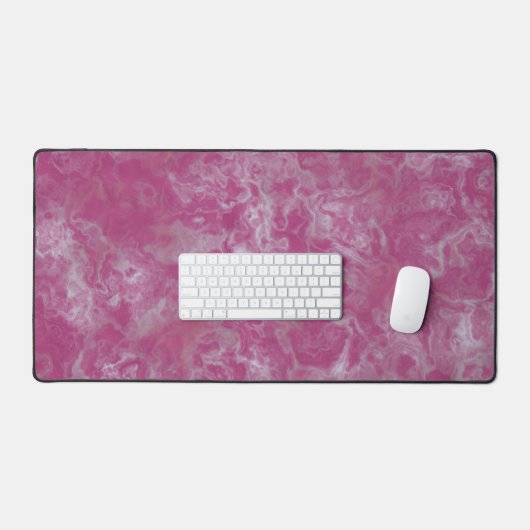 Roze marmer bureaumat (Keyboard & Muis)