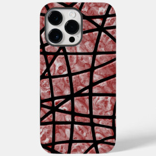Roze marmer Case-Mate iPhone 14 pro max hoesje