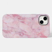 Roze marmer Case-Mate iPhone case (Achterkant (horizontaal))