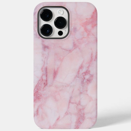 Roze marmer Case-Mate iPhone case (Achterkant)