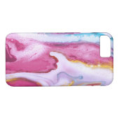 Roze marmer Case-Mate iPhone case (Achterkant (Horizontaal))