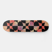 Roze, marmer Design Skateboard (Horizontaal)