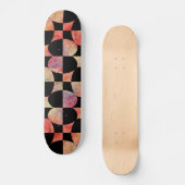Roze, marmer Design Skateboard (Voorkant)