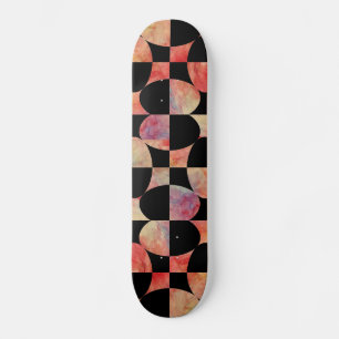 Roze, marmer Design Skateboard