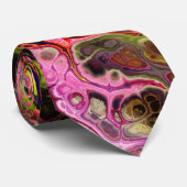 Roze marmer en stropdas-kleurstof, van het houtsko stropdas (Opgerold)