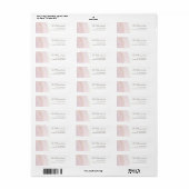 roze marmer etiket (Full Sheet)