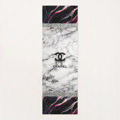 Roze marmer Glitter Yoga Mat (Voorkant)