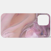 Roze Marmer Hoesje-Mate iPhone Case (Achterkant / Rechts)