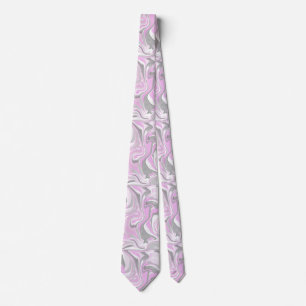 Roze Marmer Mannen Stropdas
