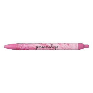 roze marmer - mooi textuurpatroon personaliseren zwarte inkt pen